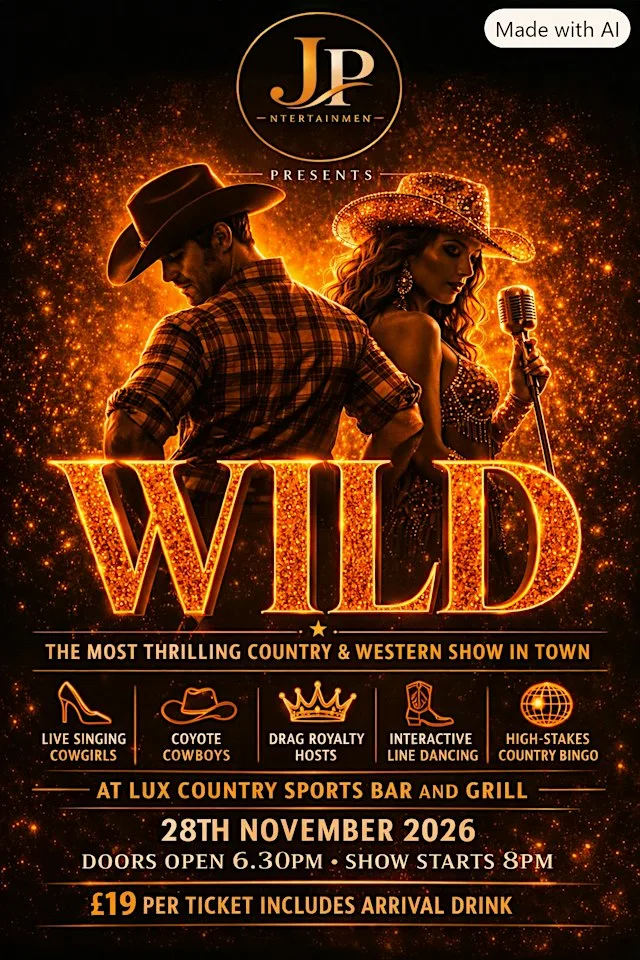 Thrilling Country & Western Show at Lux country sports bar and grill