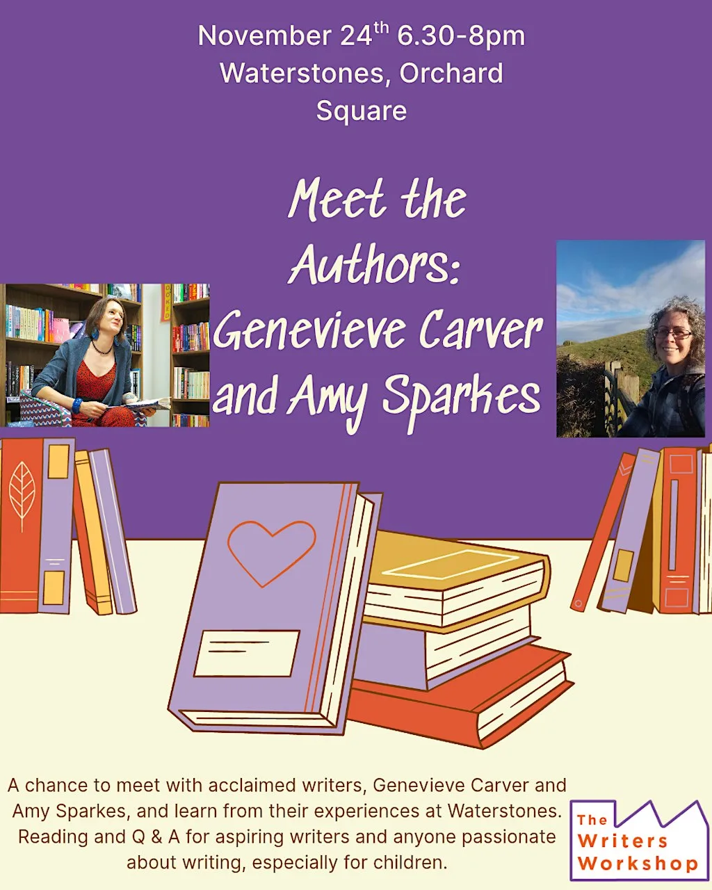 Meet the Authors: Amy Sparkes and Genevieve Carver at Waterstones