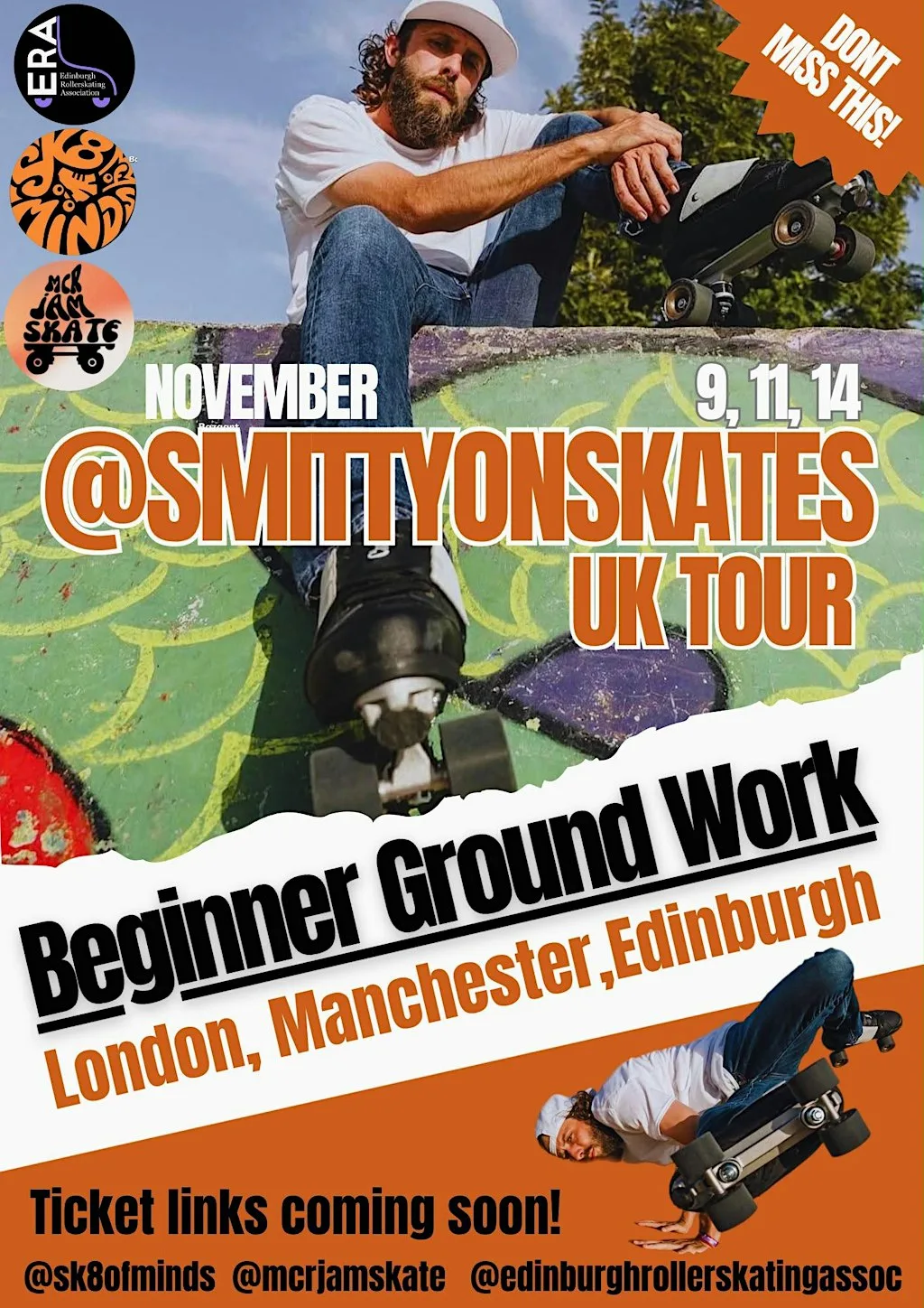 SMITTY ON SKATES - UK TOUR - EDINBURGH