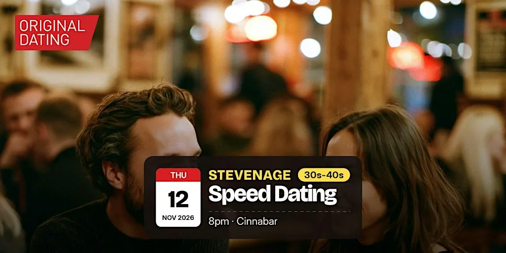 Speed Dating in Stevenage @ Cinnabar | 30s-40s at Cinnabar
