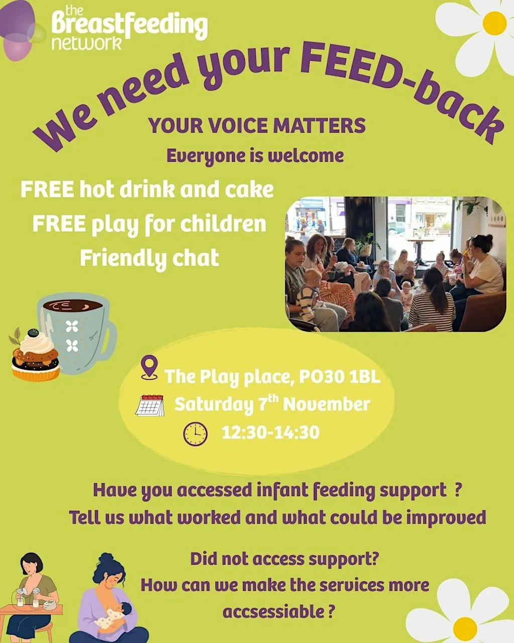 We need your FEED- back
