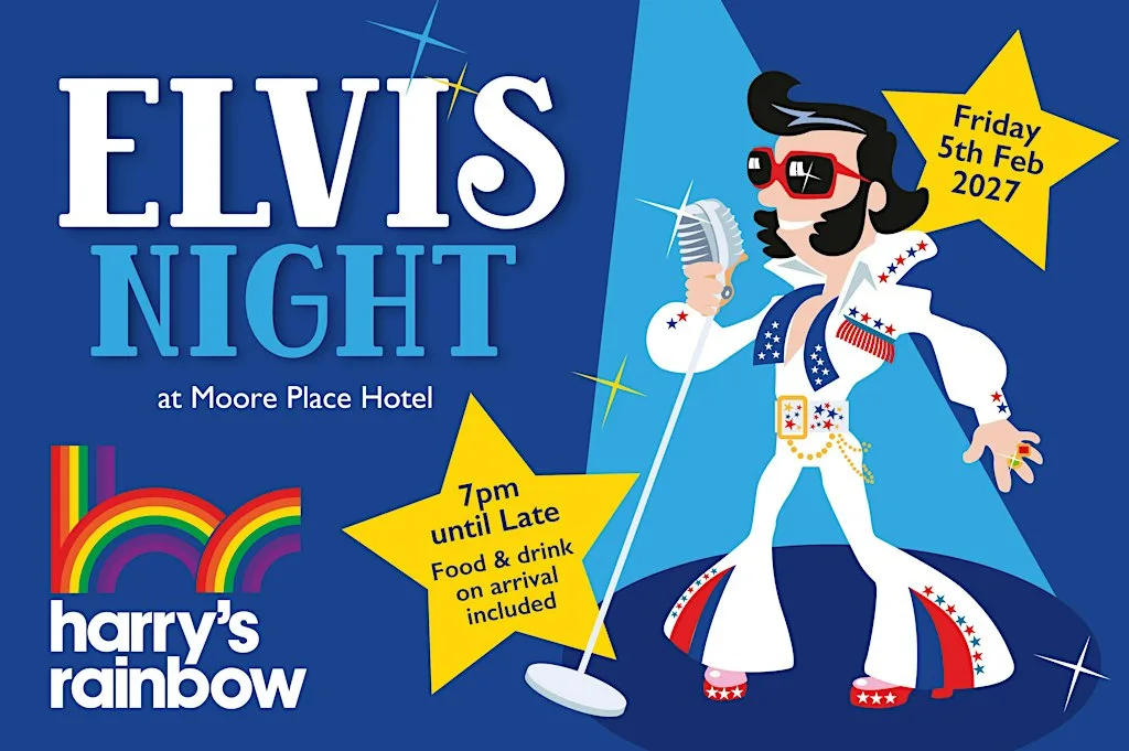 Harry's Rainbow Elvis Night at Moore Place Hotel