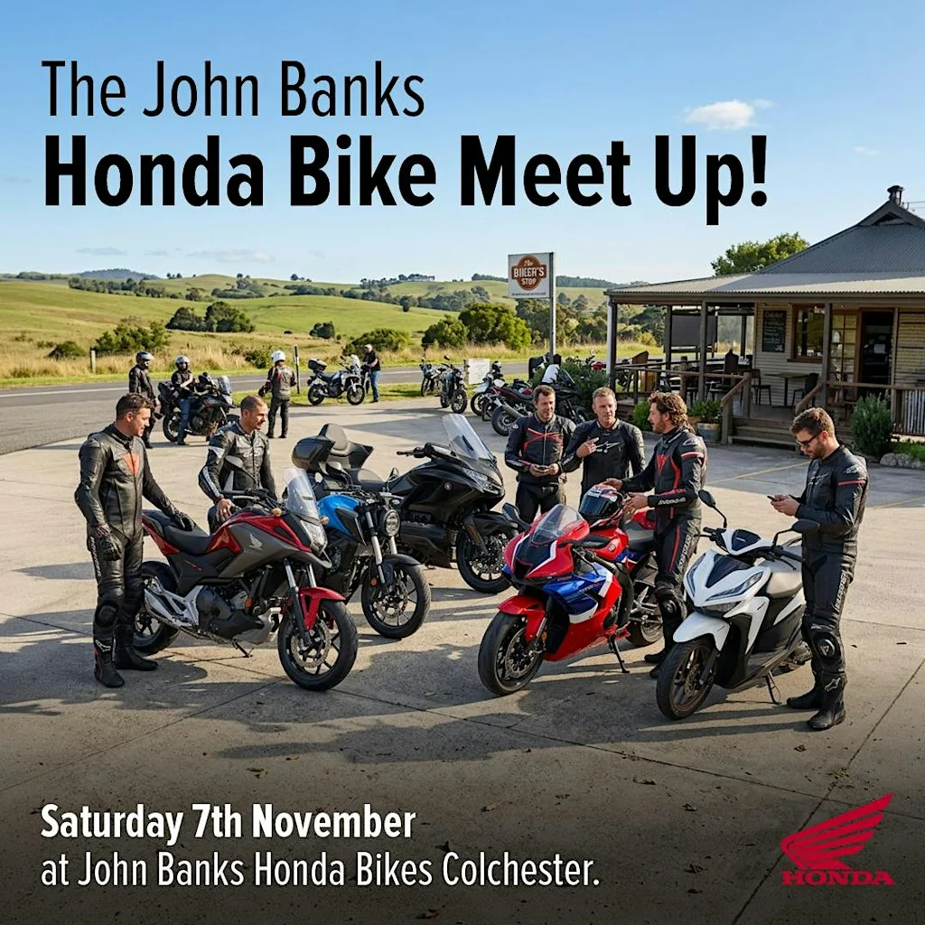 Bike Meet Up at John Banks Honda Motorcycles Colchester