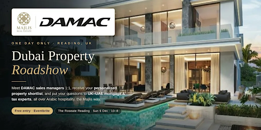 DAMAC Dubai Property Roadshow · Reading