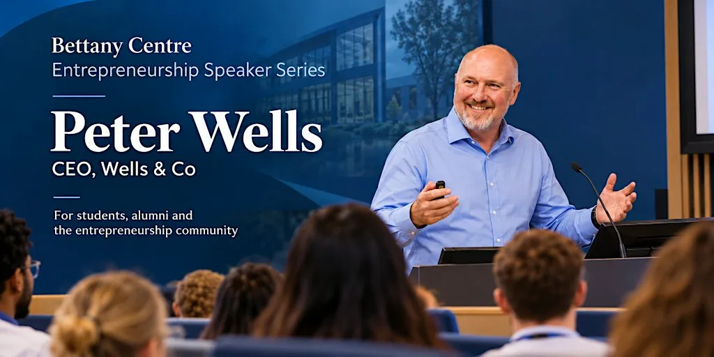 Speaker Series - Introducing Peter Wells from Wells and Co. at CMRI Building 38, Cranfield University