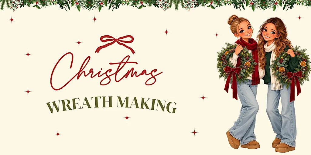 Christmas Wreath Making at The Garrison Arms,