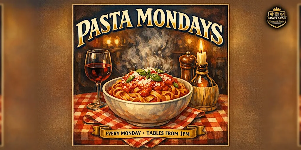 Pasta Mondays | Kings Arms Ulverston at The Kings Hotel: Restaurant & Showbar