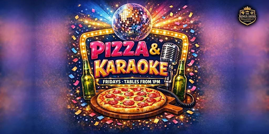 Pizza & Karaoke Fridays | Kings Arms Ulverston at The Kings Hotel: Restaurant & Showbar