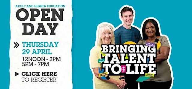 Walsall College Adult & Higher Education Open Day 29th April 2026 at Walsall College