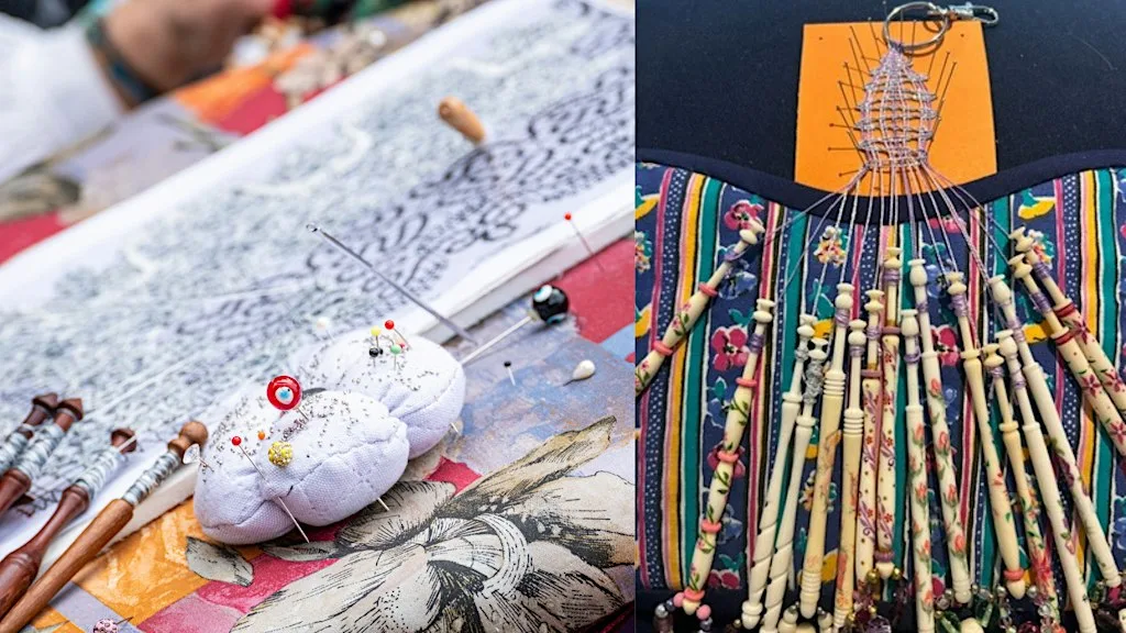 Introduction to Bobbin Lacemaking at Refresh The Marketplace