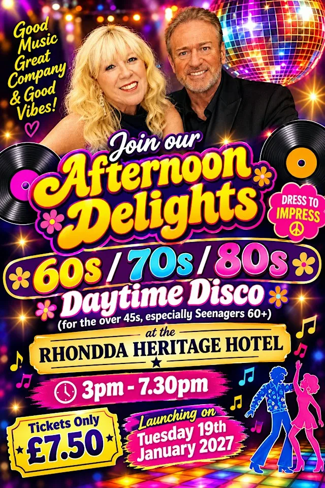 Afternoon Delight at Rhondda Hereitage Park Hotel