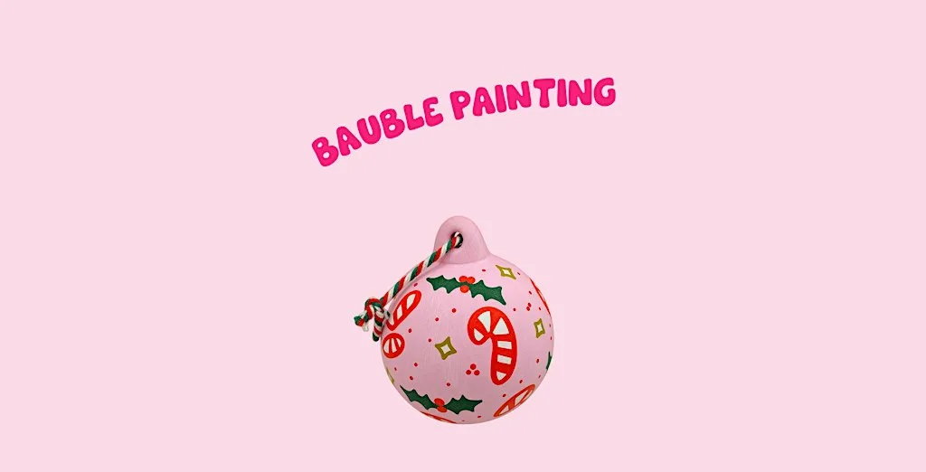 Bauble painting at Green Jam Creatives