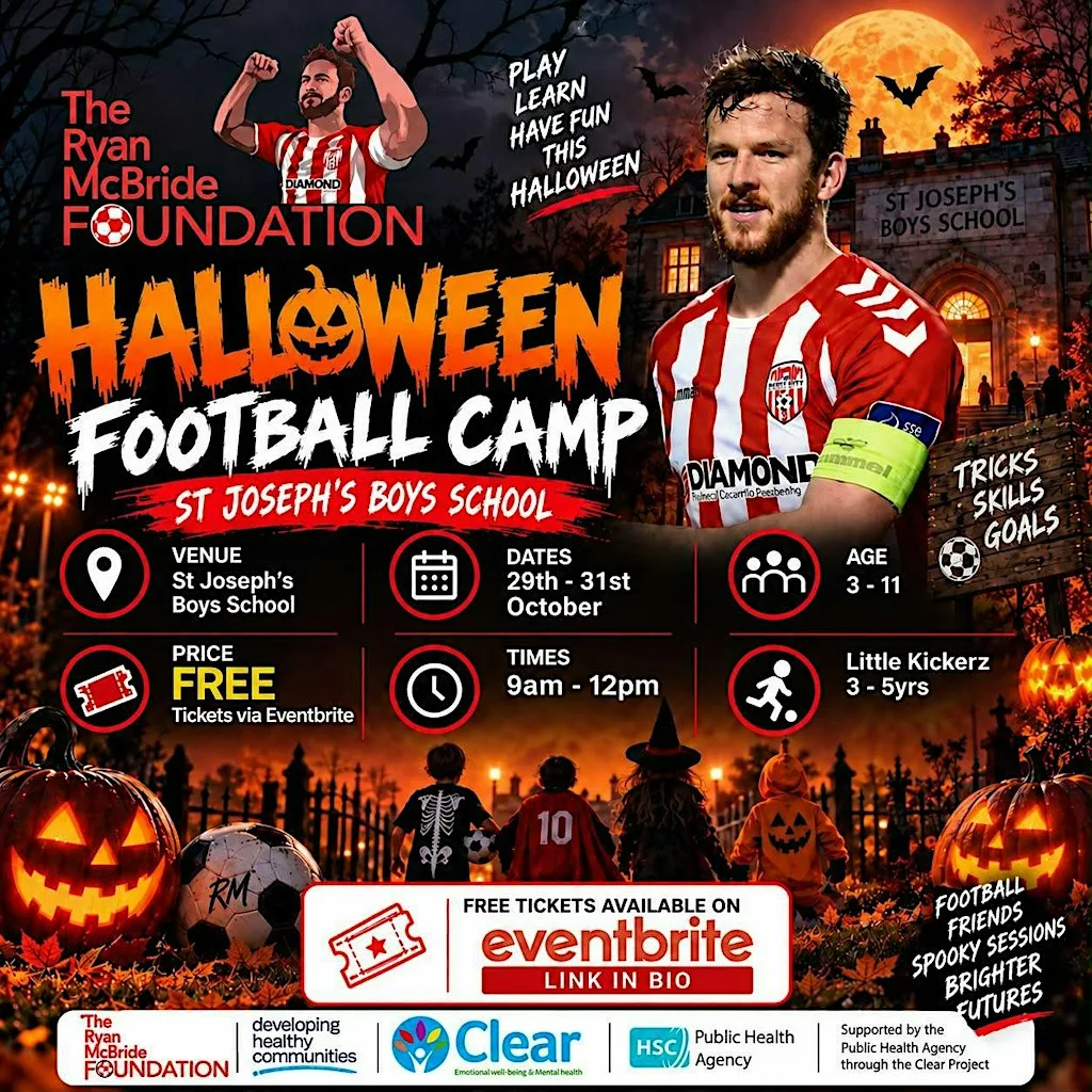 Halloween Football Camp 2026 (St Josephs) at St Joseph’s Boy’s School