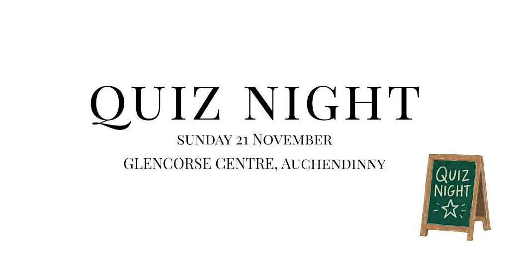 Quiz Night with Goose's Quizzes at Glencorse Centre