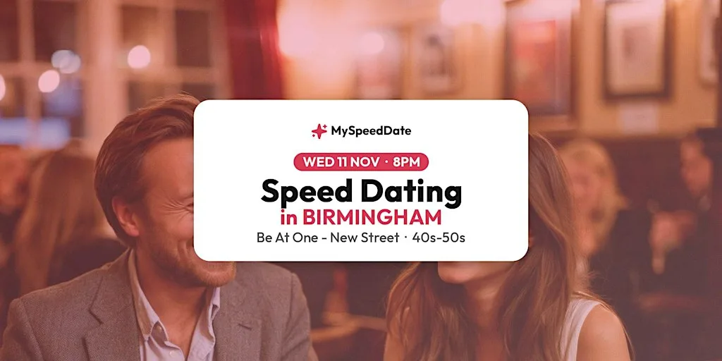 Speed Dating in Birmingham | 40s-50s | MySpeedDate