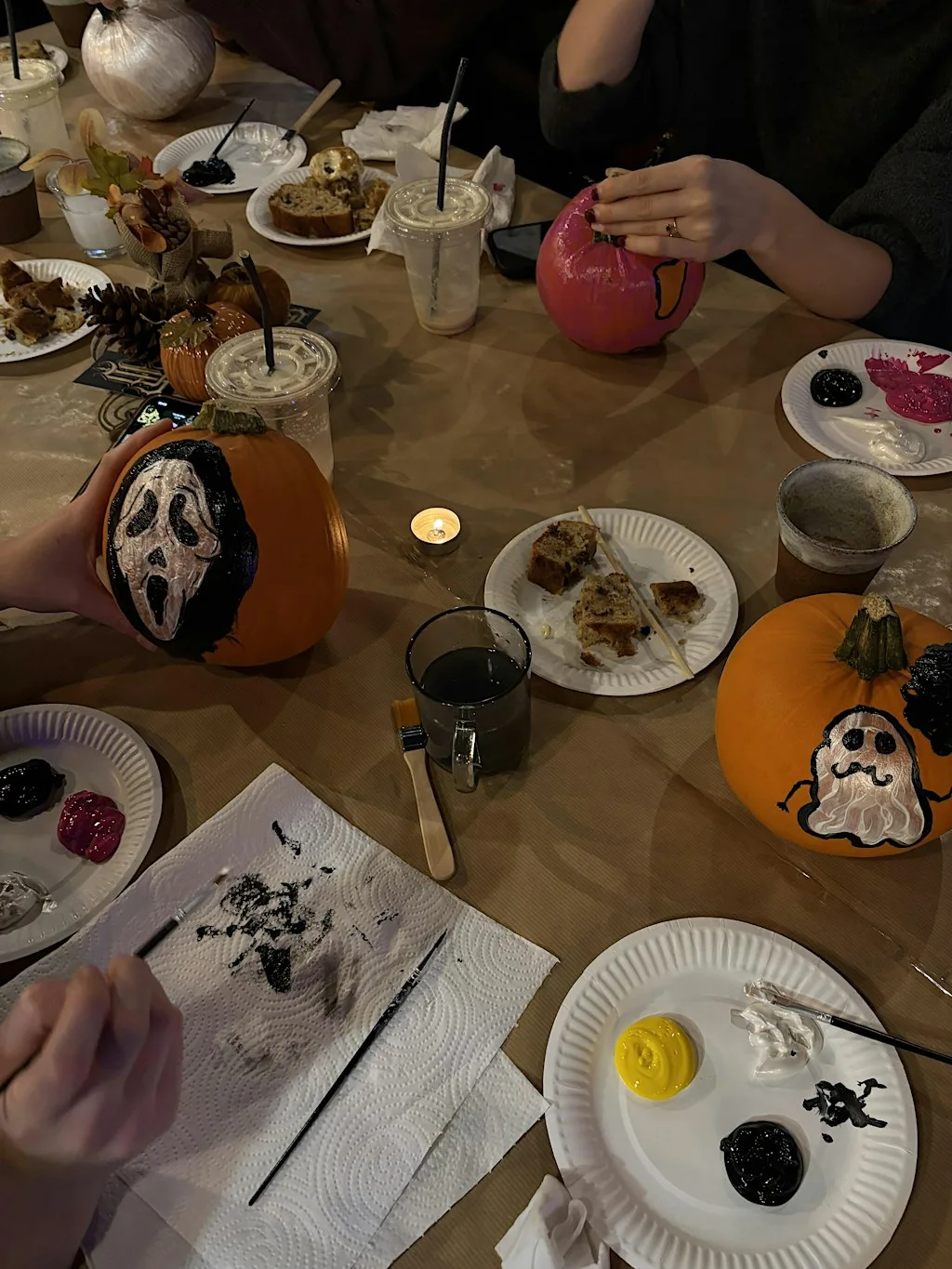 Pumpkin Paint & Sip (Coffee & a Sweet Treat)