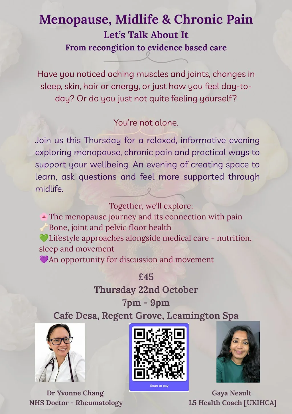 Midlife, Perimenopause and Chronic Pain