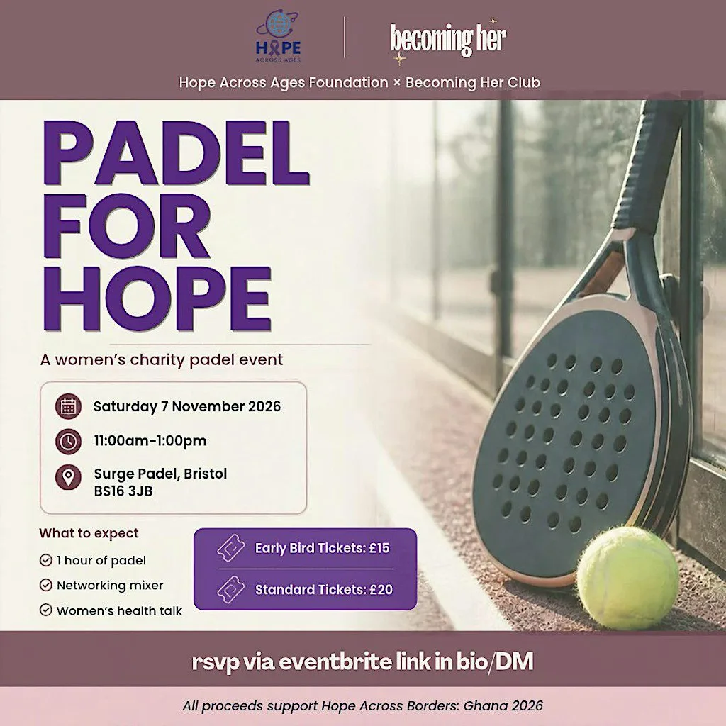 Padel for hope: A Women's Padel & Wellness Social