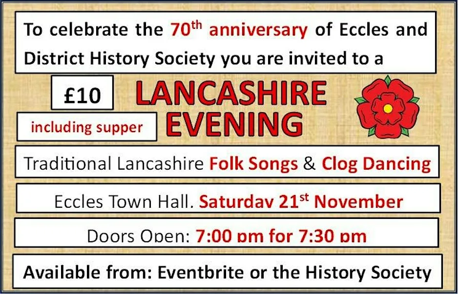Lancashire Evening at Eccles Town Hall