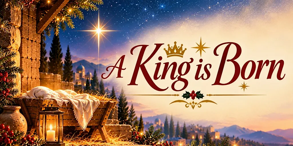 A King is Born - Six women and the stone manger at The Church of Jesus Christ of Latter-day Saints