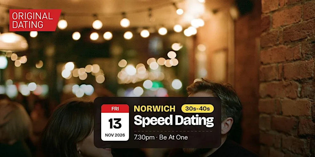 Speed Dating in Norwich @ Be At One | 30s-40s at Be At One - Norwich