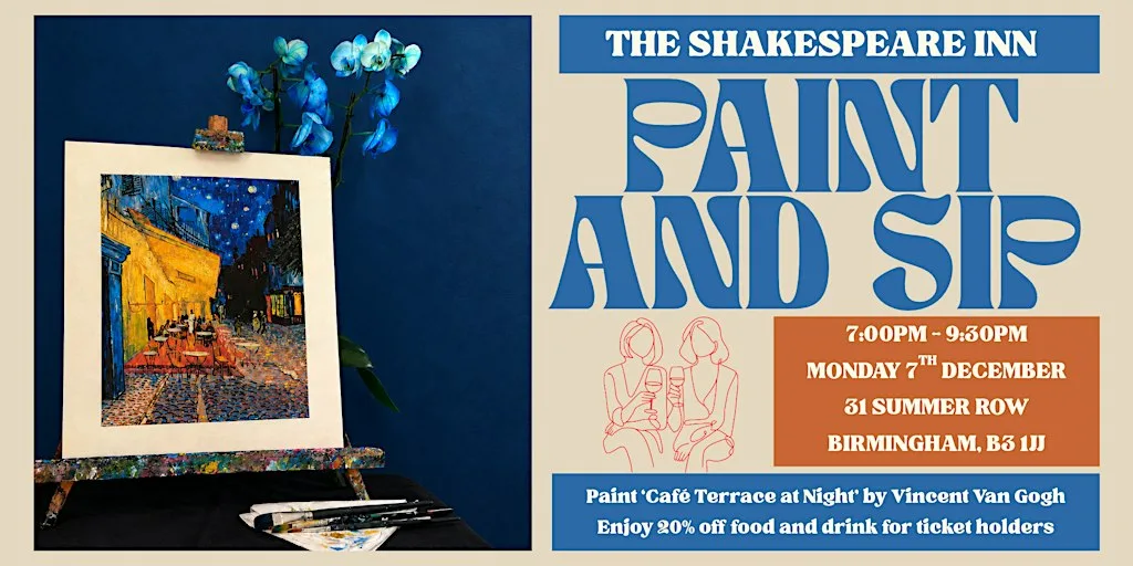 Paint and Sip at The Shakespeare Inn