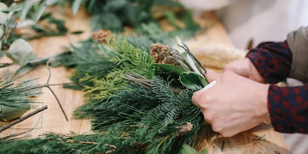 Luxury Wreath Making Workshop