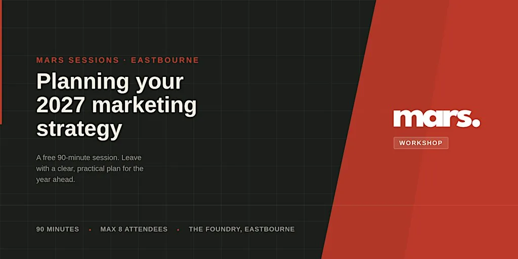 Planning your 2027 marketing strategy: free workshop