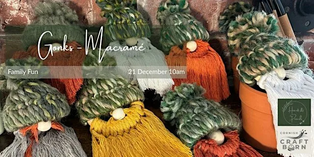 Macramé Gonk Making Workshop - Family Fun