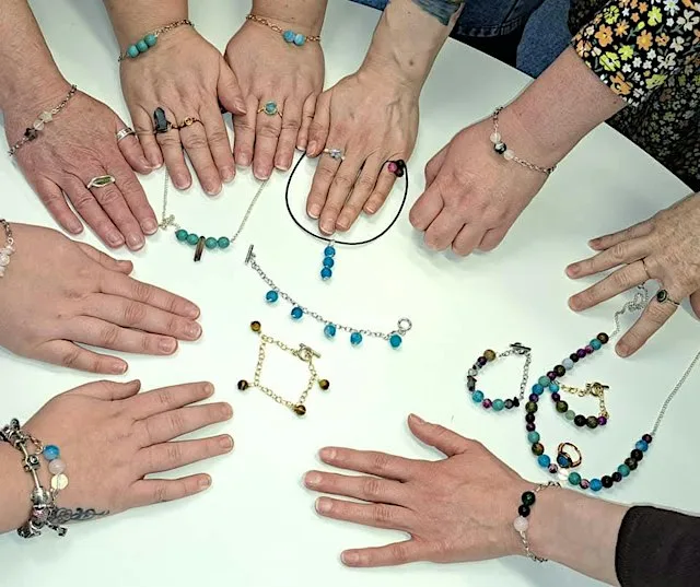 Crystal jewellery workshop