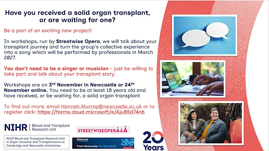 ODT Operatic - exploring lived experience through music at Newcastle University