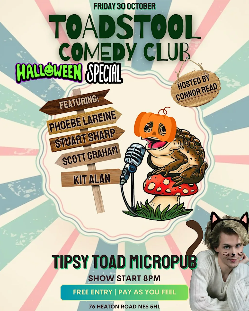 October Toadstool Comedy Club