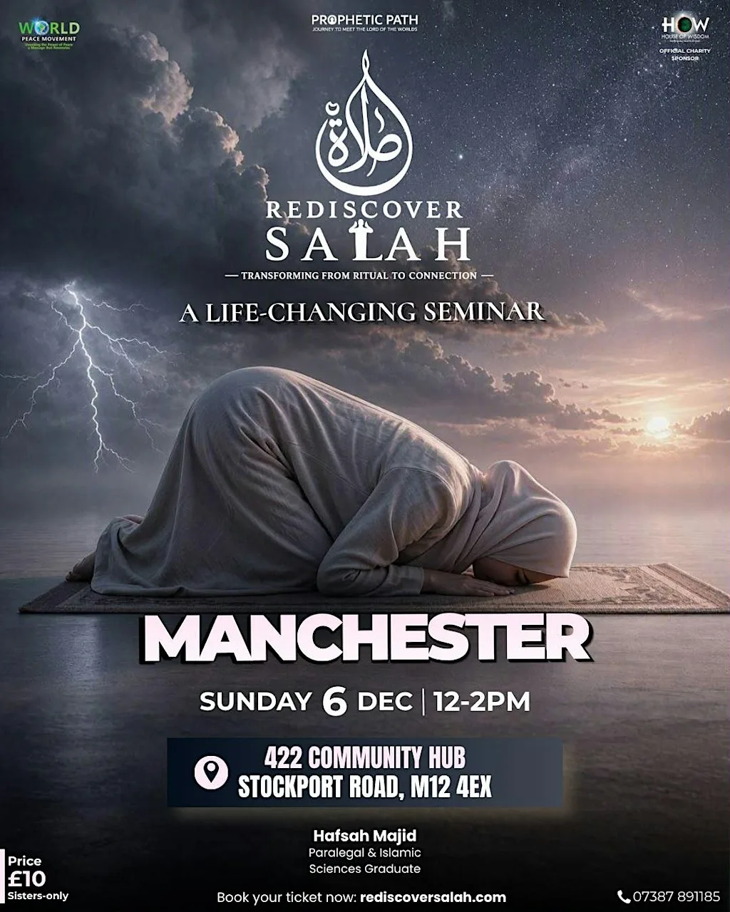 Rediscover Salah – Manchester - Ladies ONLY at 422 Community Hub