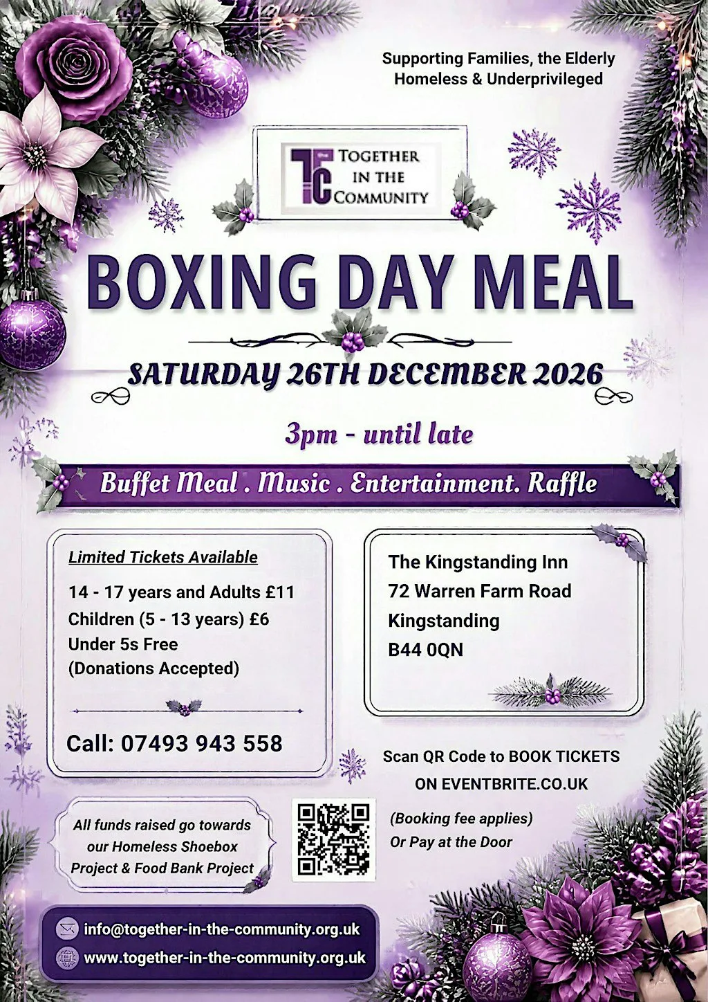Boxing Day Meal 2026