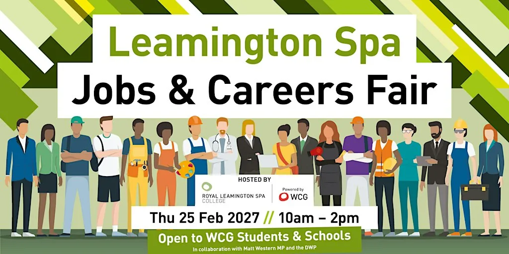 Royal Leamington Spa College Jobs & Careers Fair – Schools & Students Day at Royal Leamington Spa College (part of WCG)