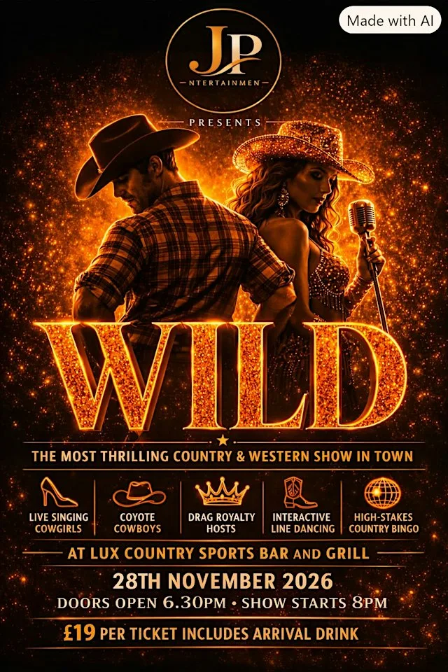 WILD, a show not to be missed at Lux country sports bar and grill