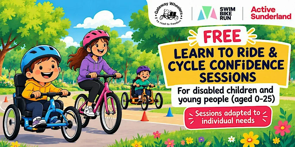 Cycling Learn 2 Ride & Confidence Building - Bike or Trike at Gateway Wheelers, Houghton Rectory Park