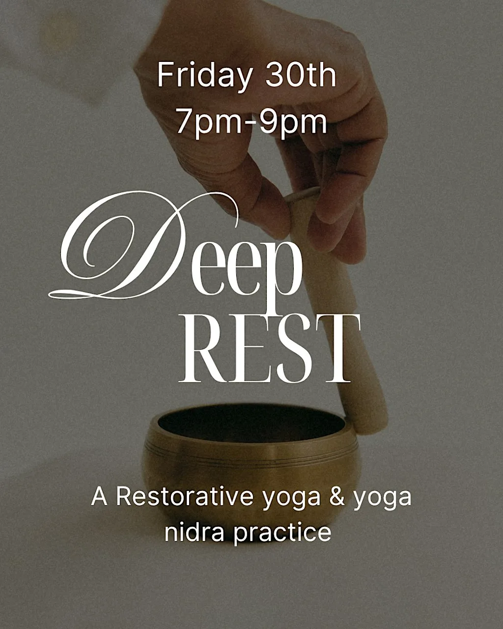 Deep Rest -a restorative yoga practice at Tribe Flow Studio
