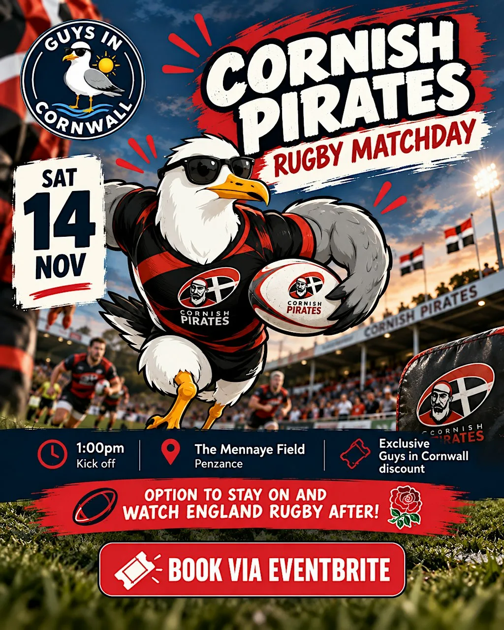 Cornish Pirates! at Cornish Pirates RFC
