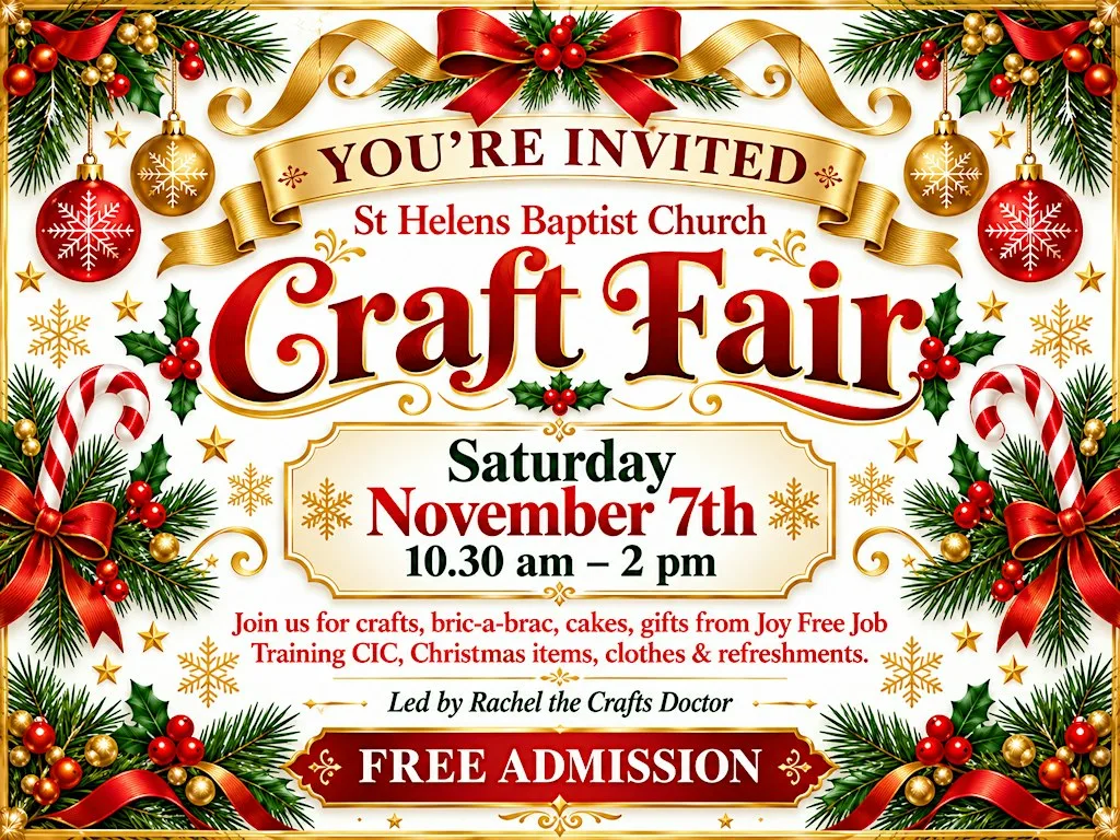 CHRISTMAS CRAFT FAIR! 0:30 am – 2:00 pm at Hall Street