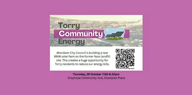 Public Meeting: Community Energy In Torry - Explore the Possibilities