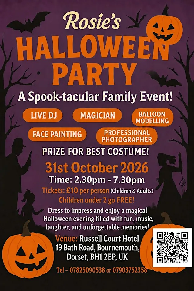 Rosie's Halloween Party 2026 at Russell Court Hotel