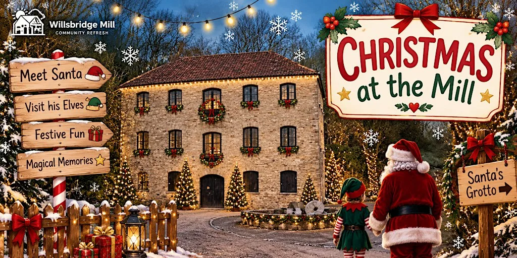 Visit with Santa at Willsbridge Mill