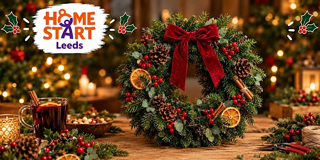 Festive Wreath Making Class at HumanSpaces