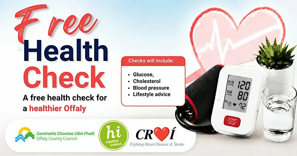 Free Health Checks in Offaly- Mucklagh Community Centre at Mucklagh Community Centre R35 DN02