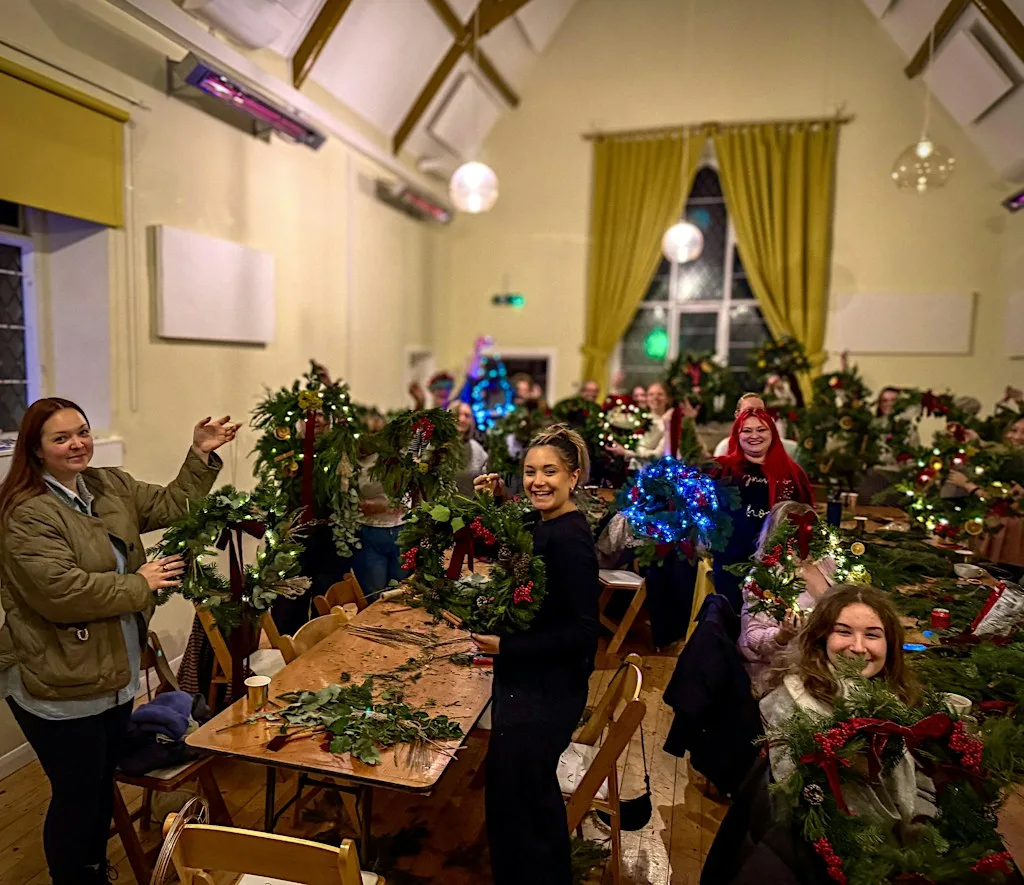 Wreath Making in Stony Stratford - Charity Event for Russell Street School