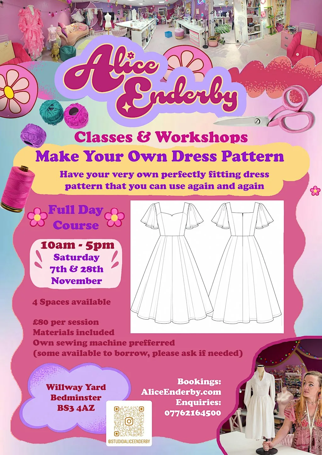 Make Your Own Perfectly Fitting Dress Pattern at Willway Yard