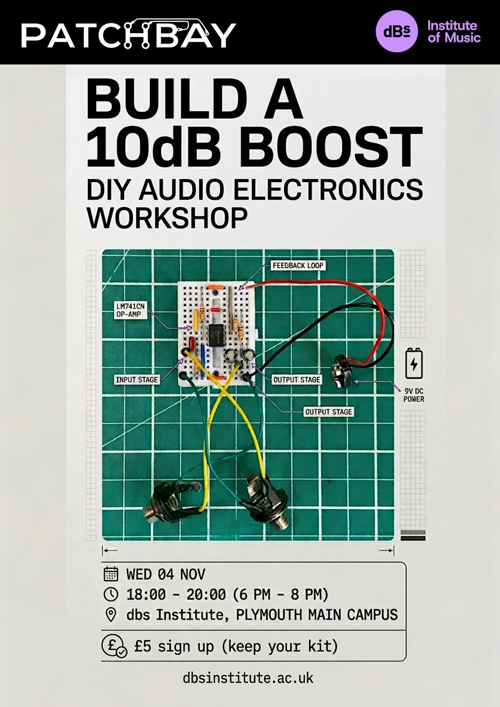 dBs Patchbay - Build a 10dB Boost