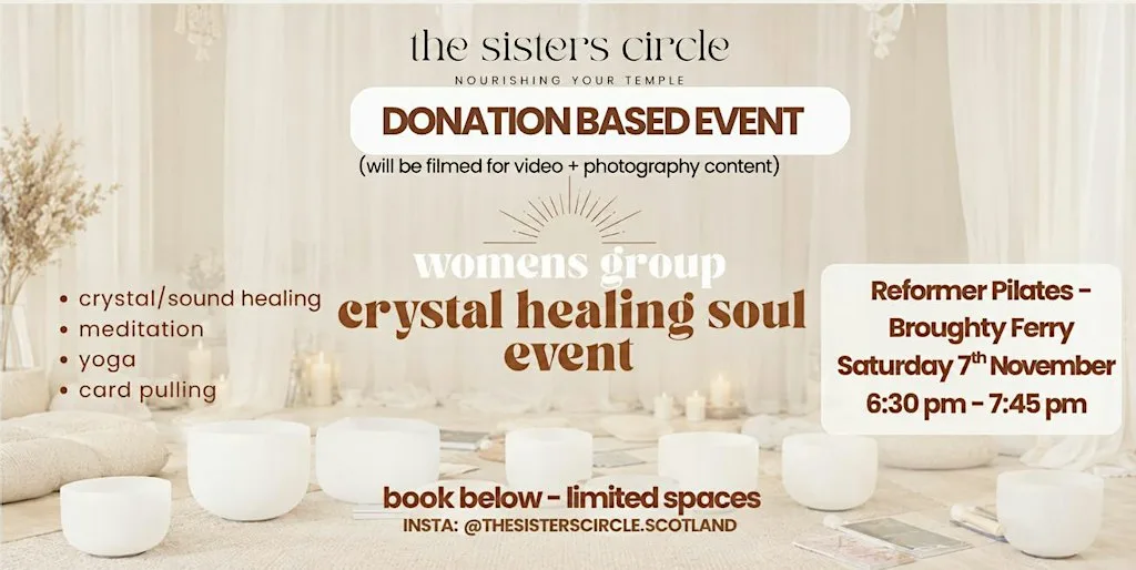 Women's group - Crystal Healing Soul Event (recorded) at Reformed Pilates and Wellness