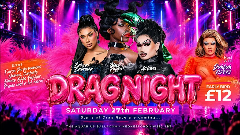 Drag Night at the Aquarius Ballroom at The Aquarius Hednesford